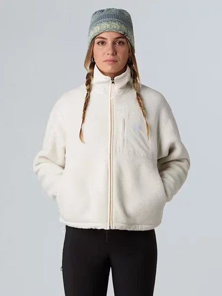 Флисовый свитер The North Face бежевый