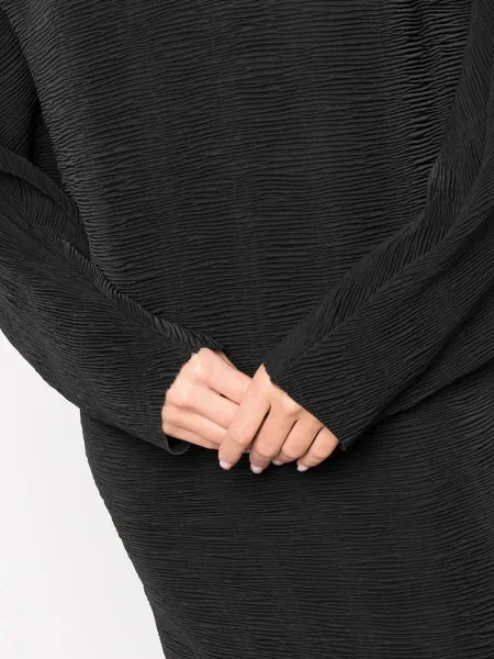 Rochie midi Róhe până la genunchi de costum negru