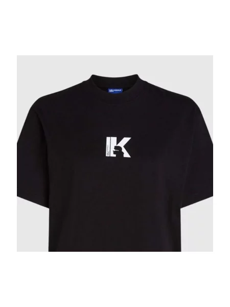 Tricou Karl Lagerfeld cu autograf negru