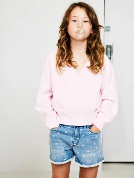 NAME IT Pantaloni scurți de blugi Rose albastru