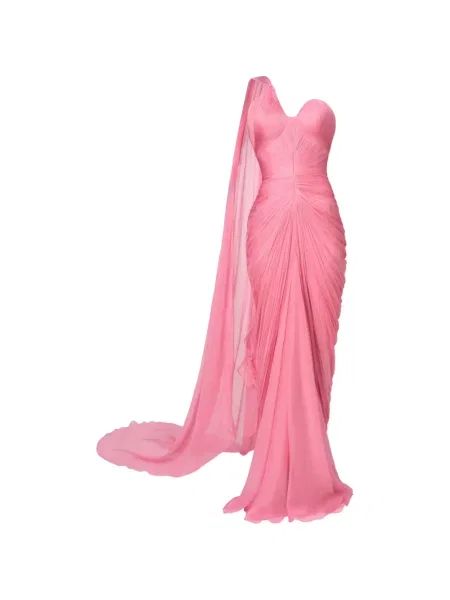 Rochie maxi Iris Serban roz