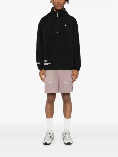 Geacă Aape By A Bathing Ape de jumătate de fermoar negru