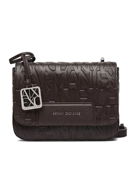 Kabelka Armani Exchange hnědá