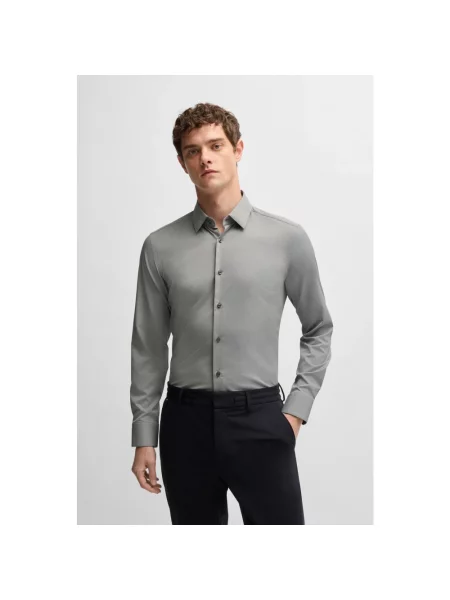 Koszula Boss casual niebieska