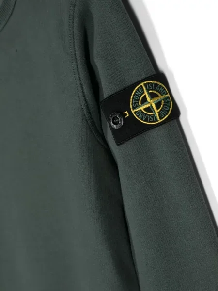 Bluza dziecięca Stone Island zielona