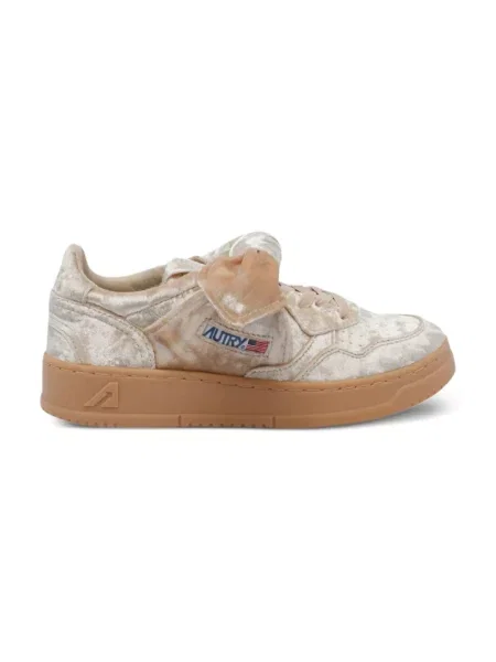 Sneakersy Autry beżowe