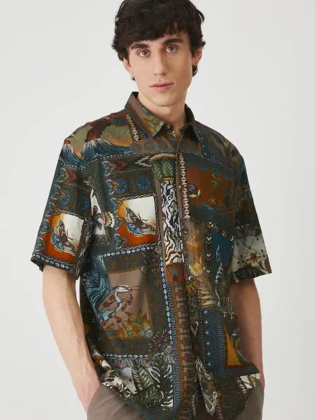 Риза Medicine със стандартна кройка с класическа яка