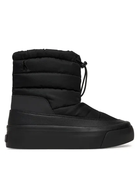 Sneakers Calvin Klein Vulc Flatf Snowboot Mix Mg negru
