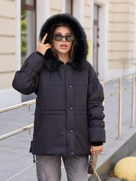 Зимова куртка MilaNova чорний