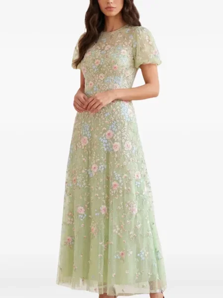 Rochie maxi Needle & Thread verde