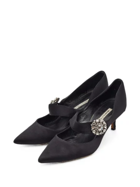 Pantofi cu toc Manolo Blahnik negru