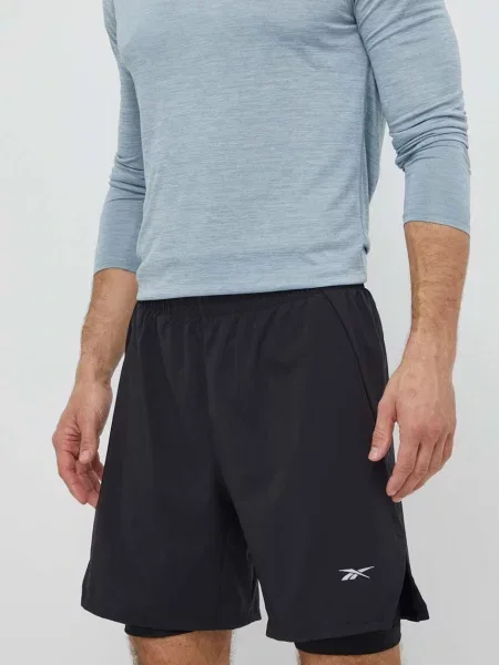 Kratke hlače za tek Reebok črna