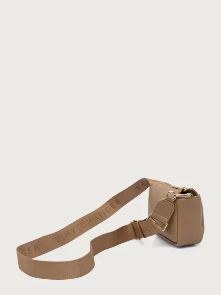 Tommy Hilfiger torebka crossbody z imitacji skóry ESSENTIAL beżowa