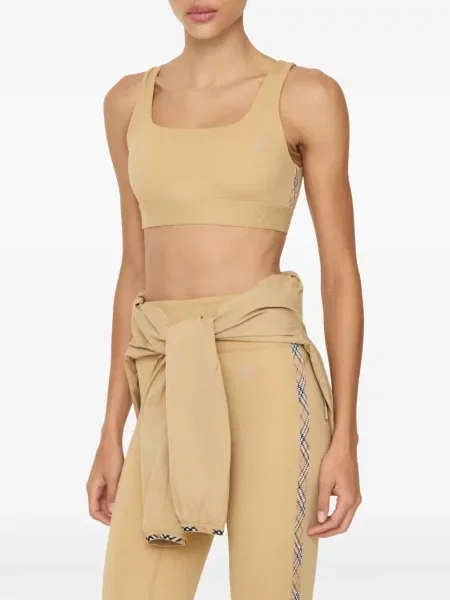 Top Burberry în carouri stretch