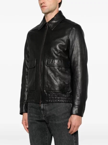 Geanta de piele Ps Paul Smith negru