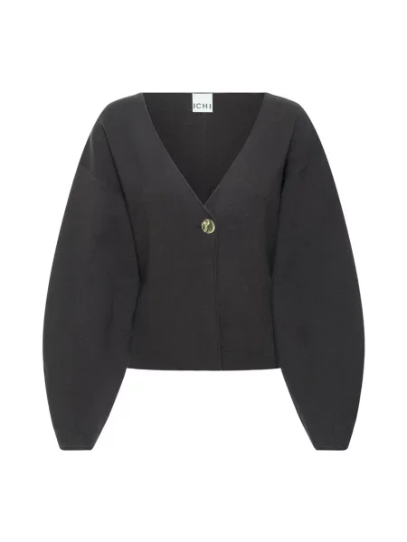 Dzianinowy sweter Ichi czarny