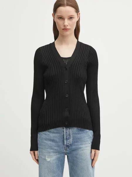 Anine Bing cardigan matheo light negru