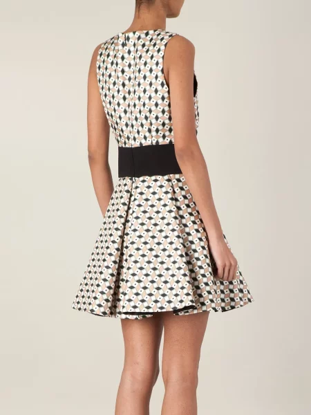 Rochie Fausto Puglisi cu imagine de costum negru