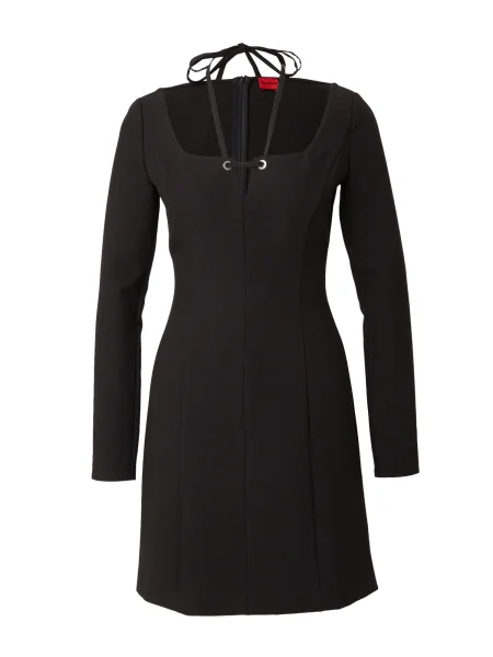 HUGO Rochie Kamargo' negru