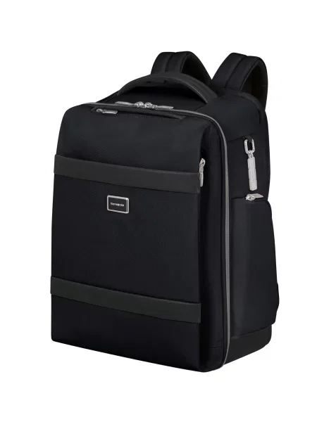 Кожаный повседневный рюкзак Samsonite черный