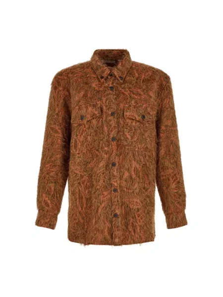 Koszula Dries Van Noten pomarańczowa