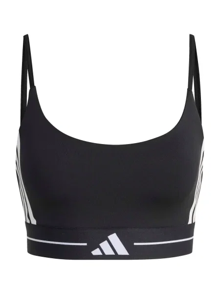 ADIDAS PERFORMANCE Sutien sport HYG negru alb