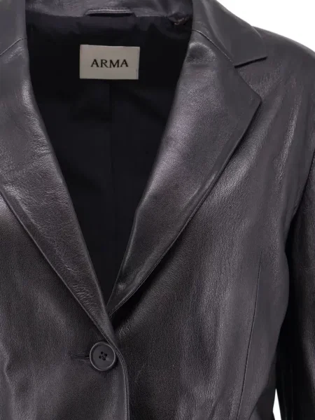 Sacou Arma din piele negru