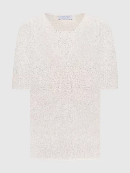 Топ Valentina із шовку Gabriela Hearst білий