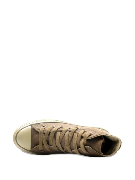 Sneakerși Converse Chuck Taylor All Star cu dungi cu franjuri din țesătură twill negru