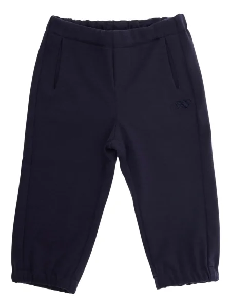 Spodnie dziecięce Emporio Armani niebieskie