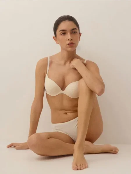 Reserved Chiloți hipster set de 3 cafeniu