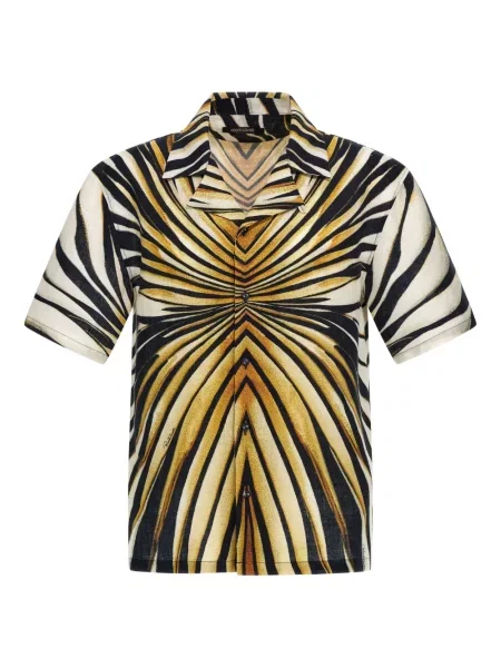 Košulja Roberto Cavalli s printom žuta