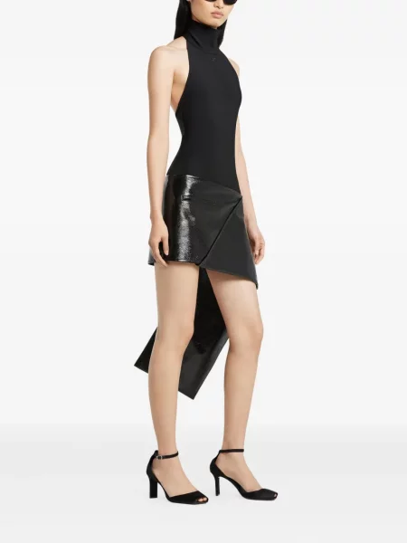 Боди Courreges от джърси черно
