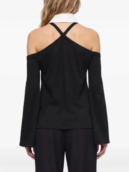 Gulerat top Karl Lagerfeld negru