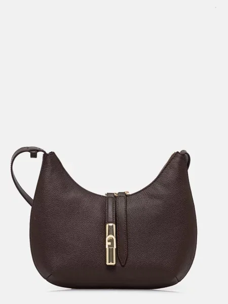 Geantă Furla din piele maro