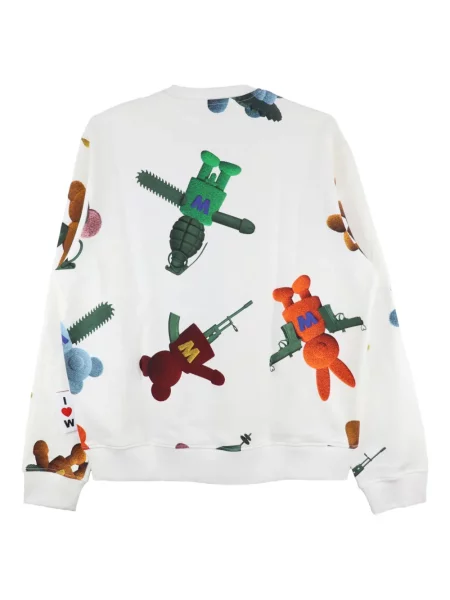 Hanorac Walter Van Beirendonck cu imagine alb