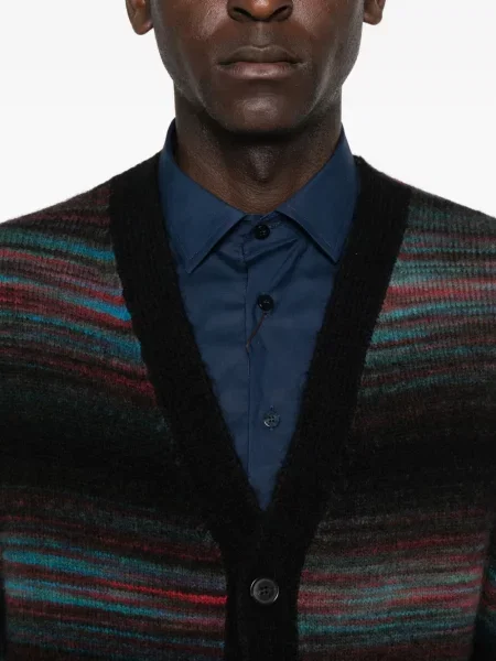 Cardigan Paul Smith cu dungi negru