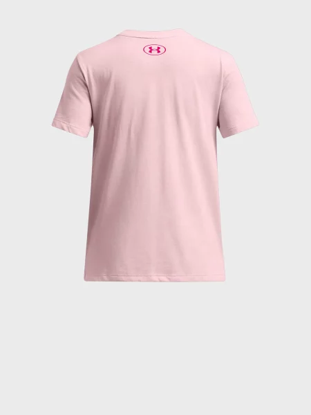 Дитяча футболка Under Armour рожева