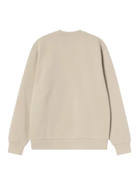 Haftowana bluza Carhartt Wip beżowa