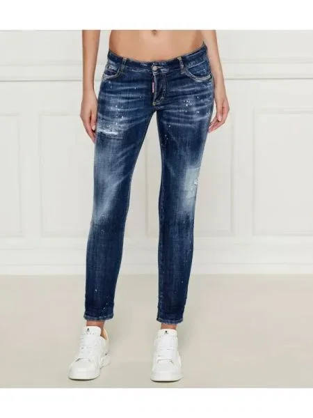 Blugi Jennifer | low rise albastru