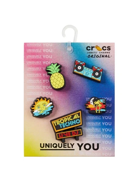 Trópusi mintás félcipő Crocs