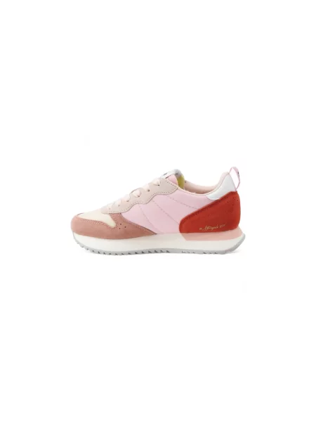 Sneakersy Sun68 skórzane różowe