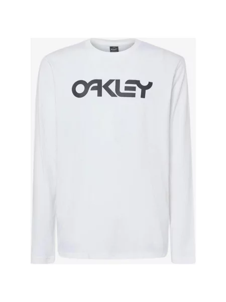 Koszulka z długim rękawem Oakley Mark w kolorze białym i czarnym S biała