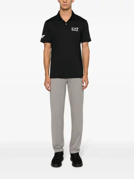 Polo Ea7 Emporio Armani με σχέδιο μαύρο