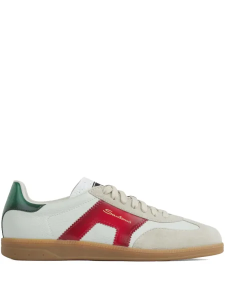 Sneakerși Santoni alb
