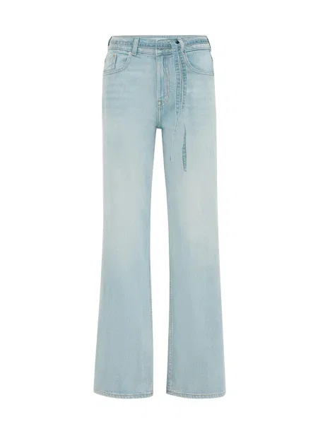 WE Fashion Jeans deschis albastru