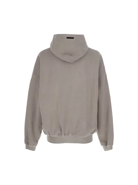 Bluza z kapturem Fear Of God na siłownię szara