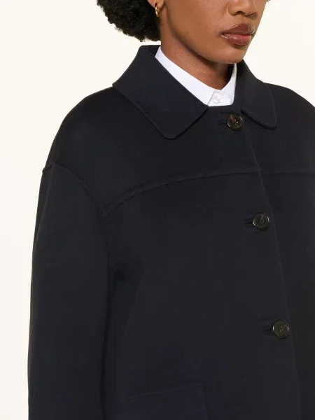 S Max Mara Bunda Giugno tmavě modrá