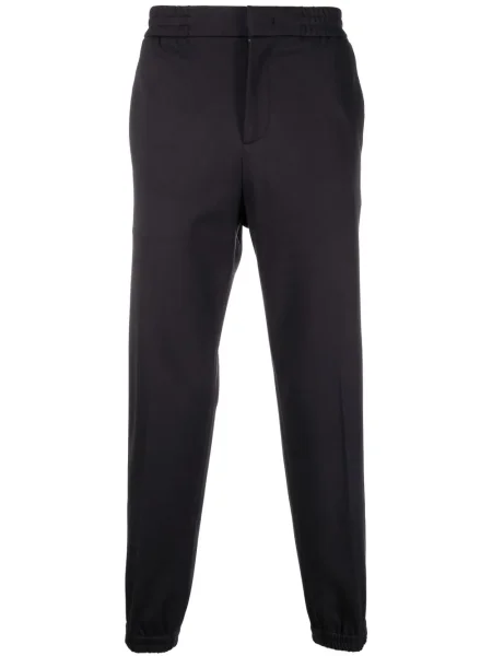Pantaloni Emporio Armani conici albastru