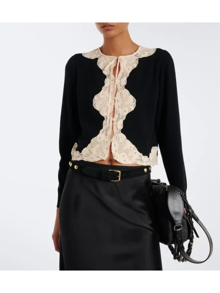 Cardigan Rixo de lână negru